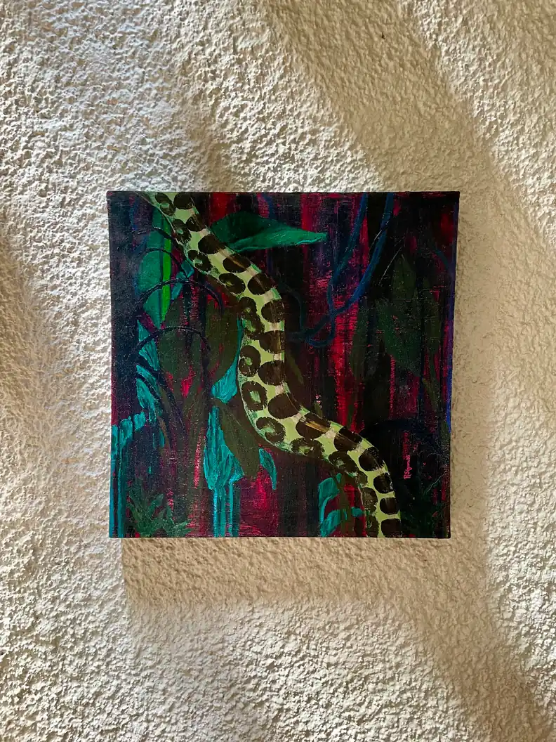 A Cobra
2018
Acrílica sobre tela
40 × 40 cm
Obra disponível